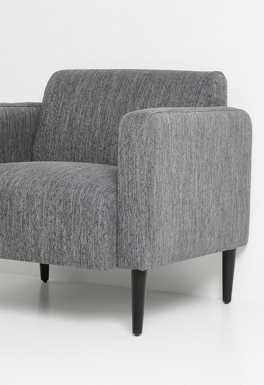 Sixth Floor - Kenzi armchair - Greenwhich graphite