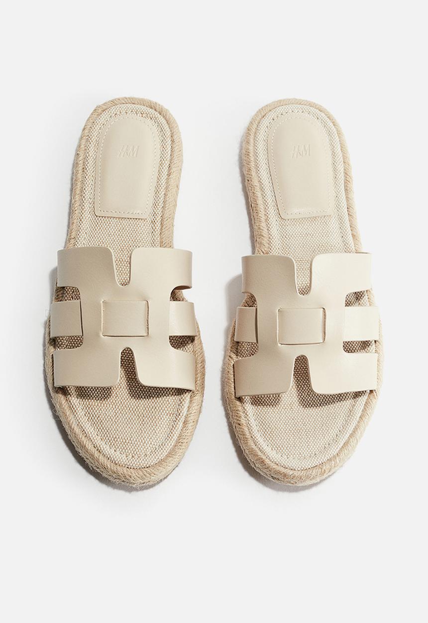 H&M - Espadrille sandals - beige