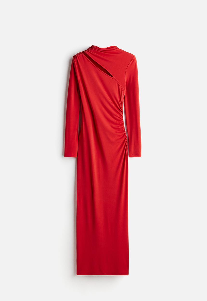 H&M - Cut-out bodycon dress - red