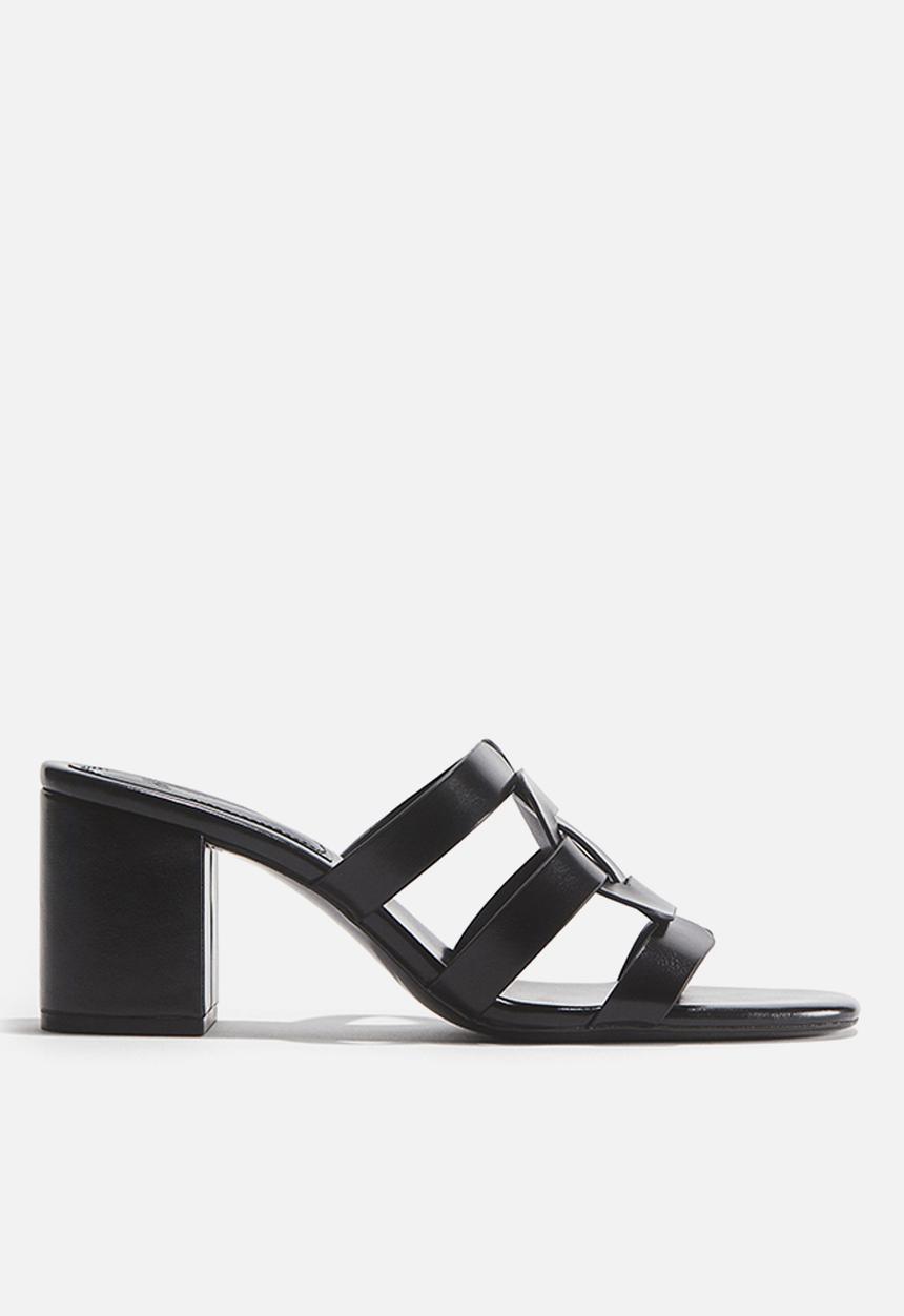 H&M - Block-heeled sandals - black
