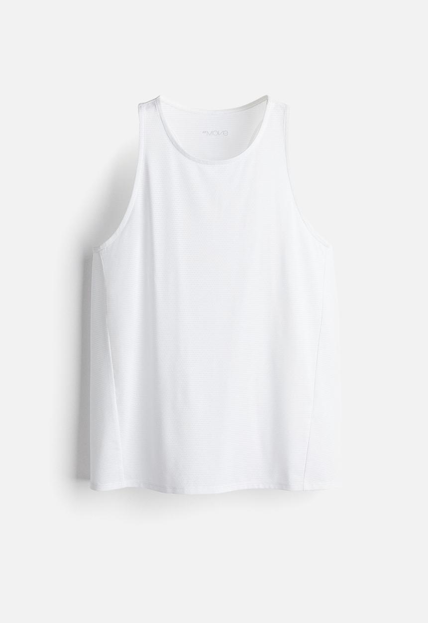 H&M - Drymove™ sports vest top - white