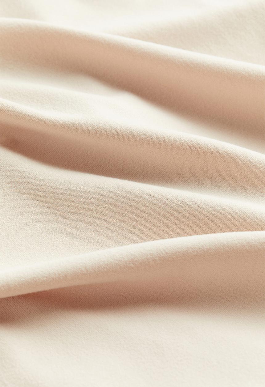 H&M - Short-sleeved thong body - light beige