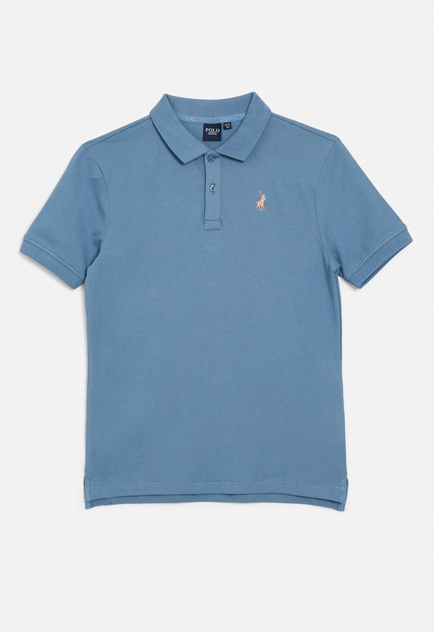 POLO - Boys austin ss golfer - denim blue