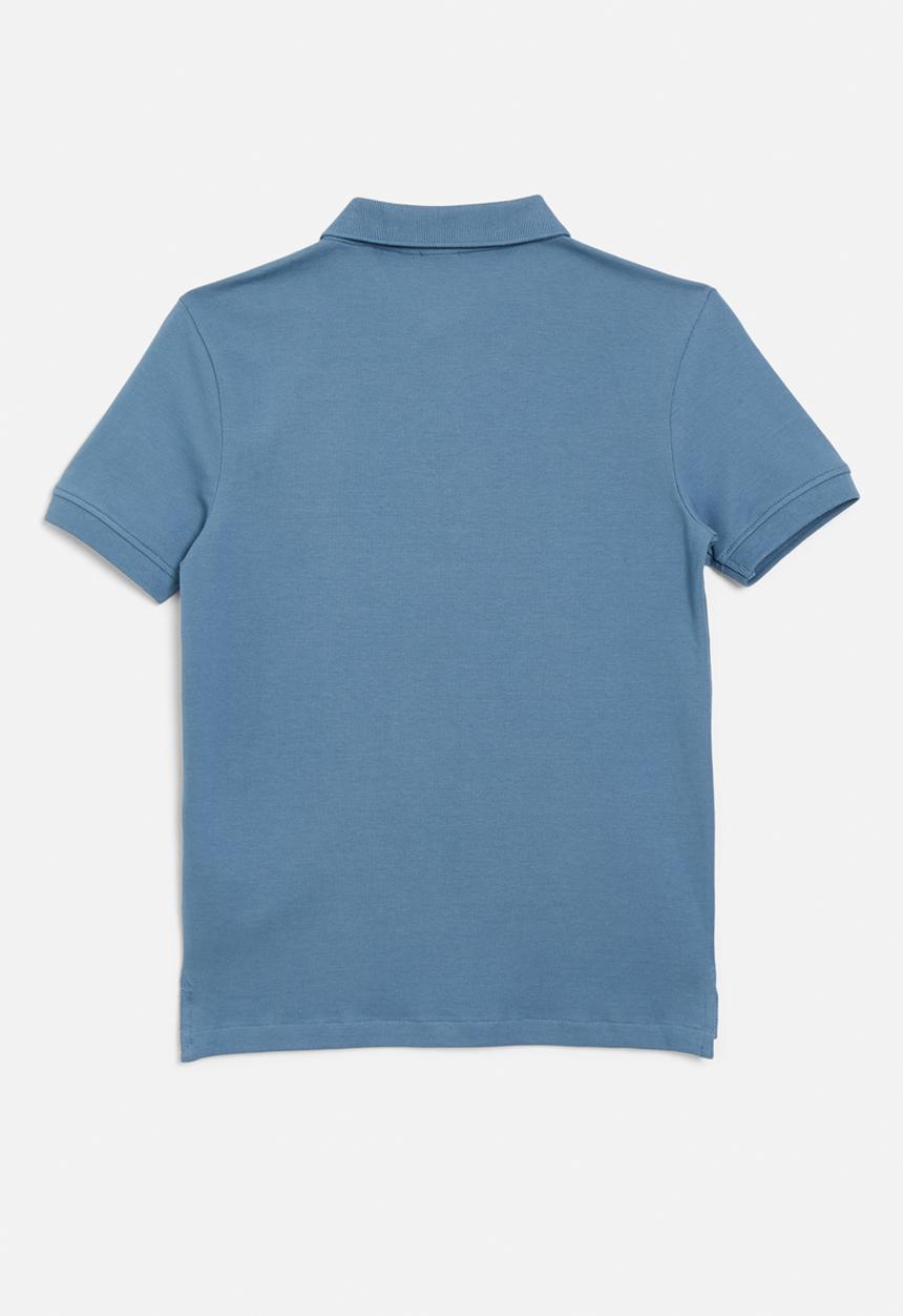 POLO - Boys austin ss golfer - denim blue