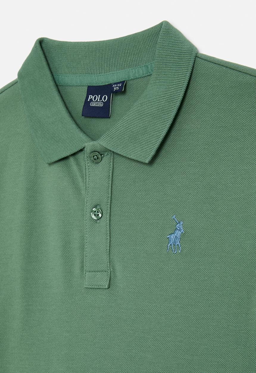 POLO - Boys austin ss golfer - forest green