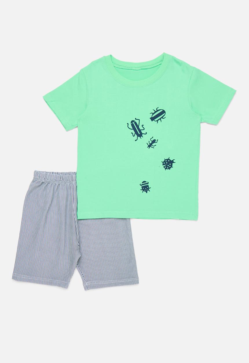Pop Candy - Printed pj set - green