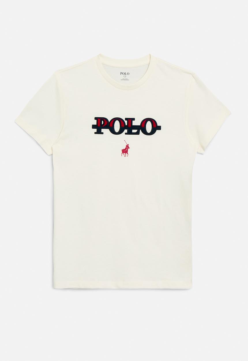 POLO - Boys trent short sleeve tee - off white