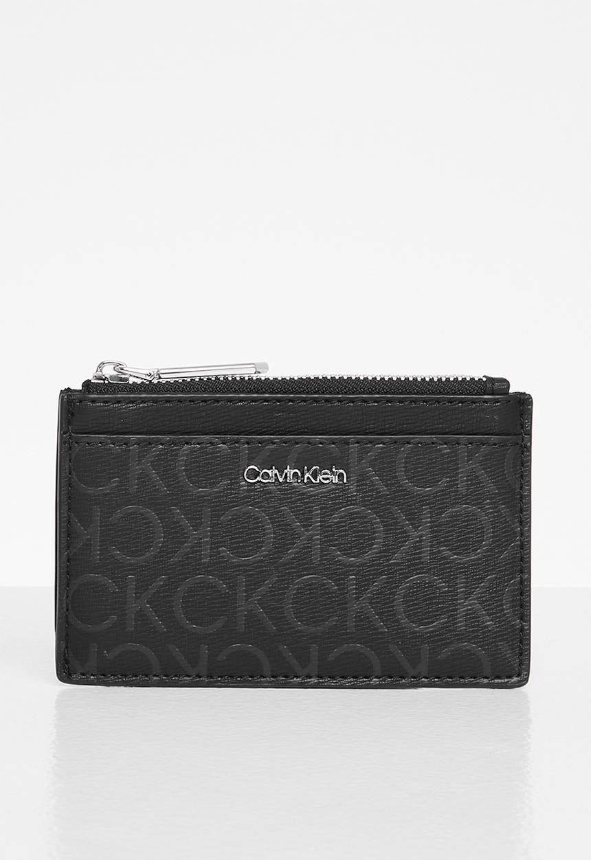 Calvin Klein - Ck must lg cardholder_epi mono -  black 