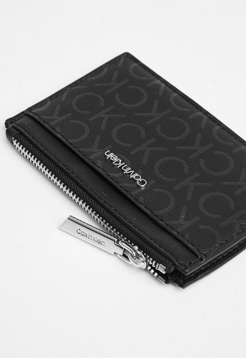 Calvin Klein - Ck must lg cardholder_epi mono -  black 