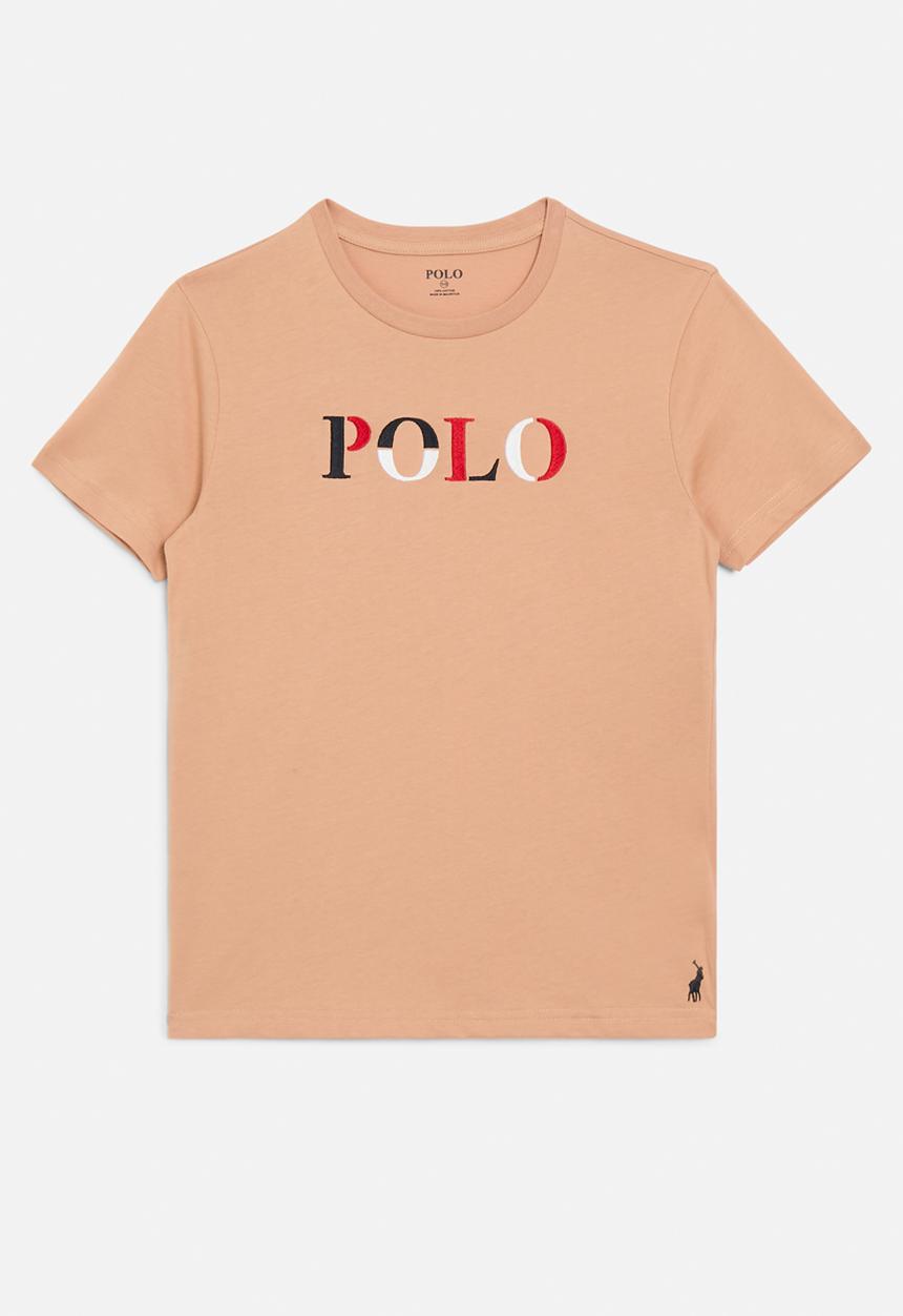POLO - Boys bongani embroidered short sleeve tee - cork