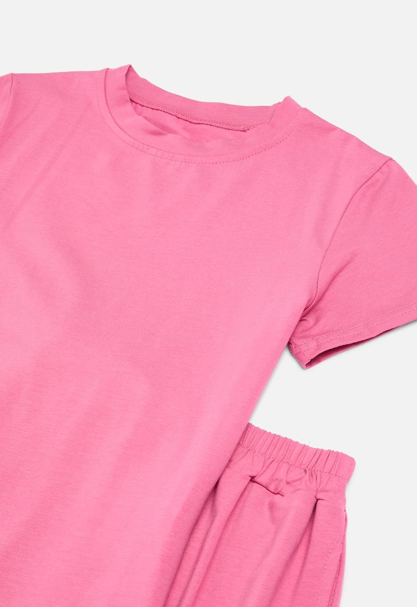 Pop Candy - Short & tee set - pink