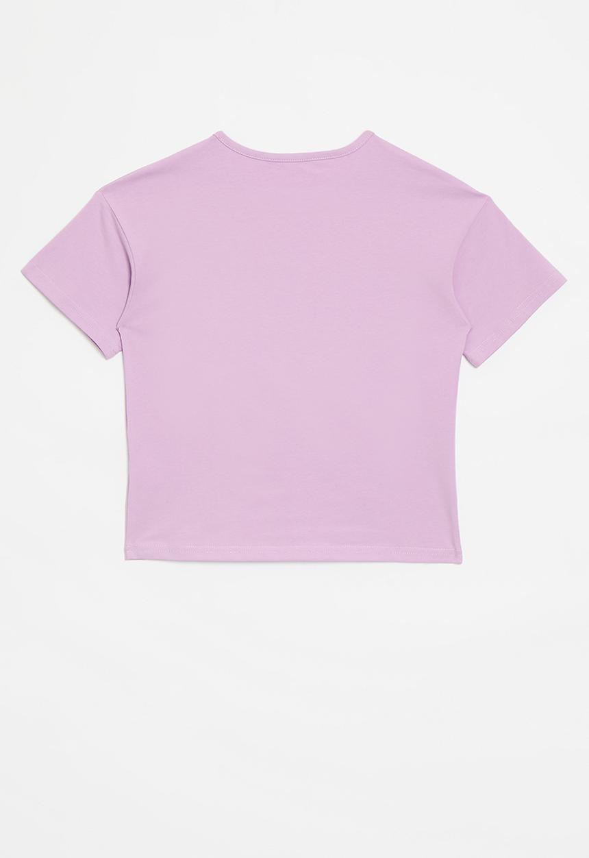 Pop Candy - Smiley print tee - lilac