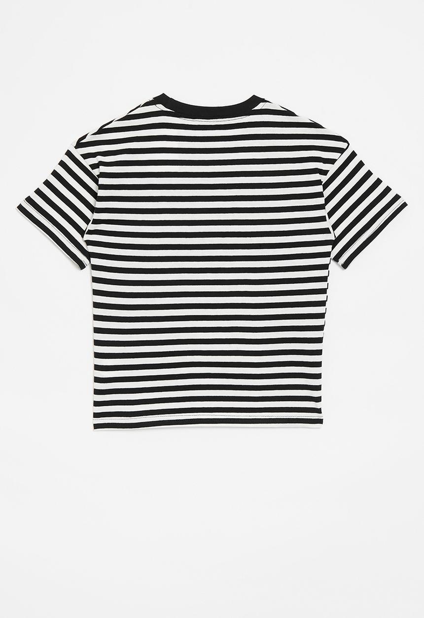 Pop Candy - Stripe t-shirt - black & white