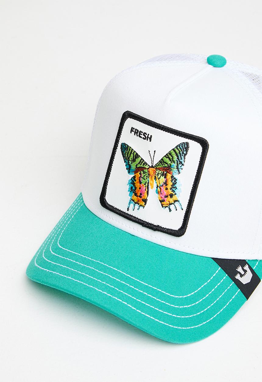 Goorin Bros. - Goorin fresh butterfly trucker s24 - white & turquoise