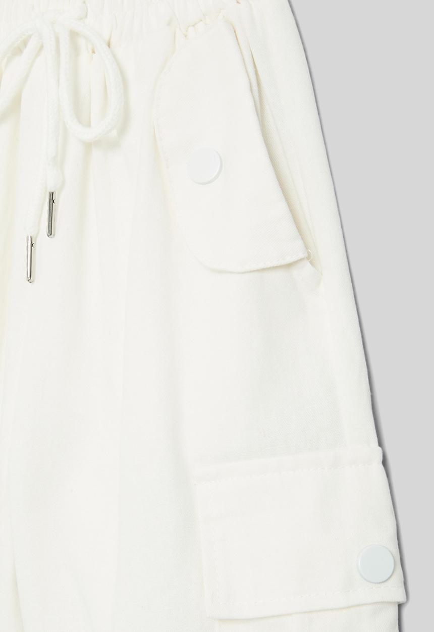 Pop Candy - Utility pants - white