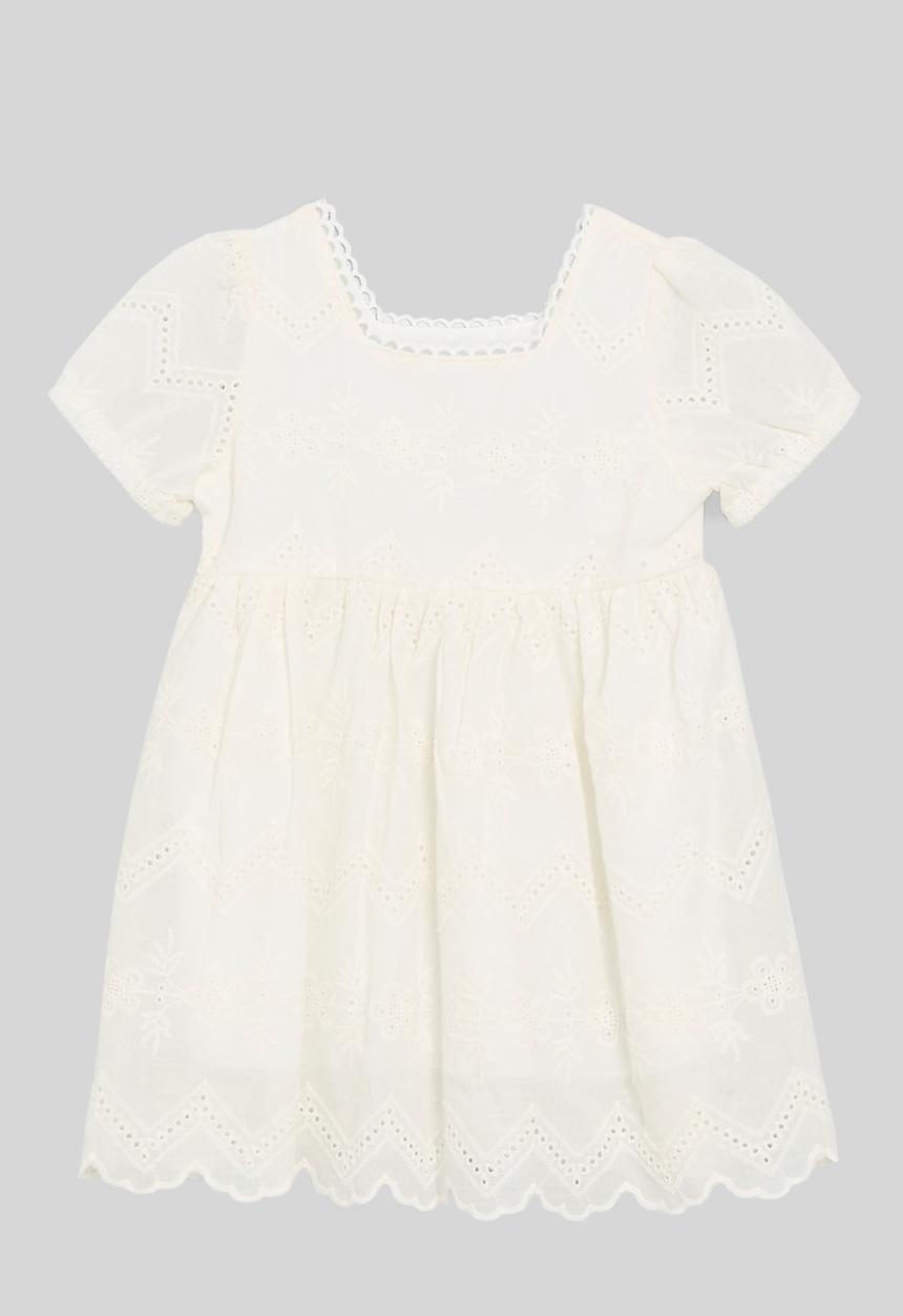 Pop Candy - Anglaise dress - white