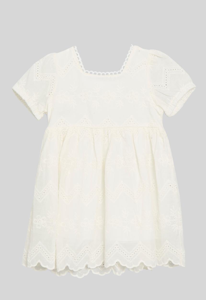Pop Candy - Anglaise dress - white