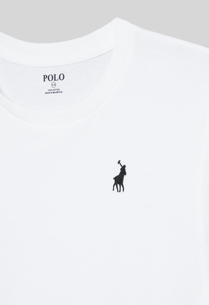 POLO - Boys rick ss tee - white2