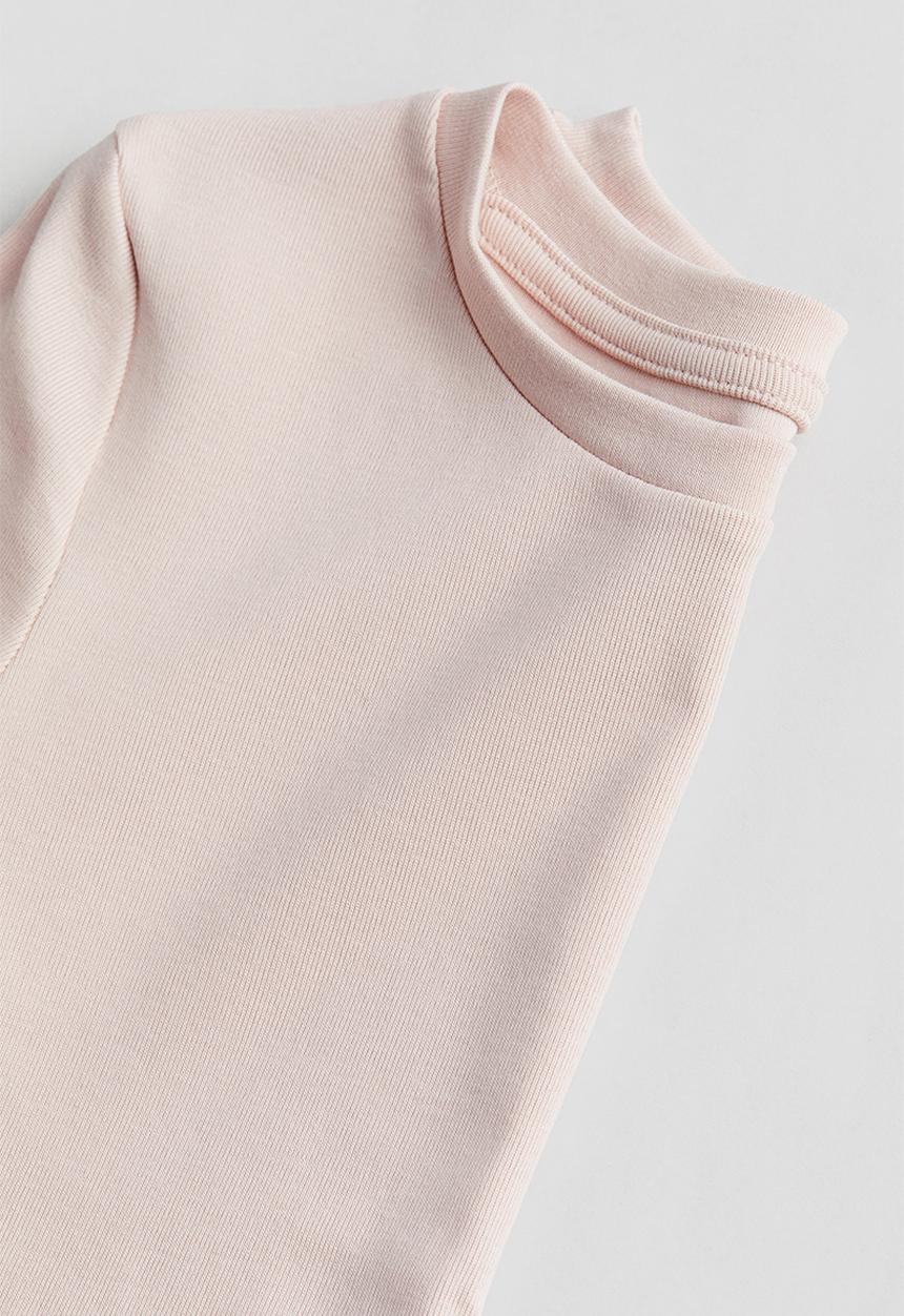 H&M - Cotton jersey top - light pink