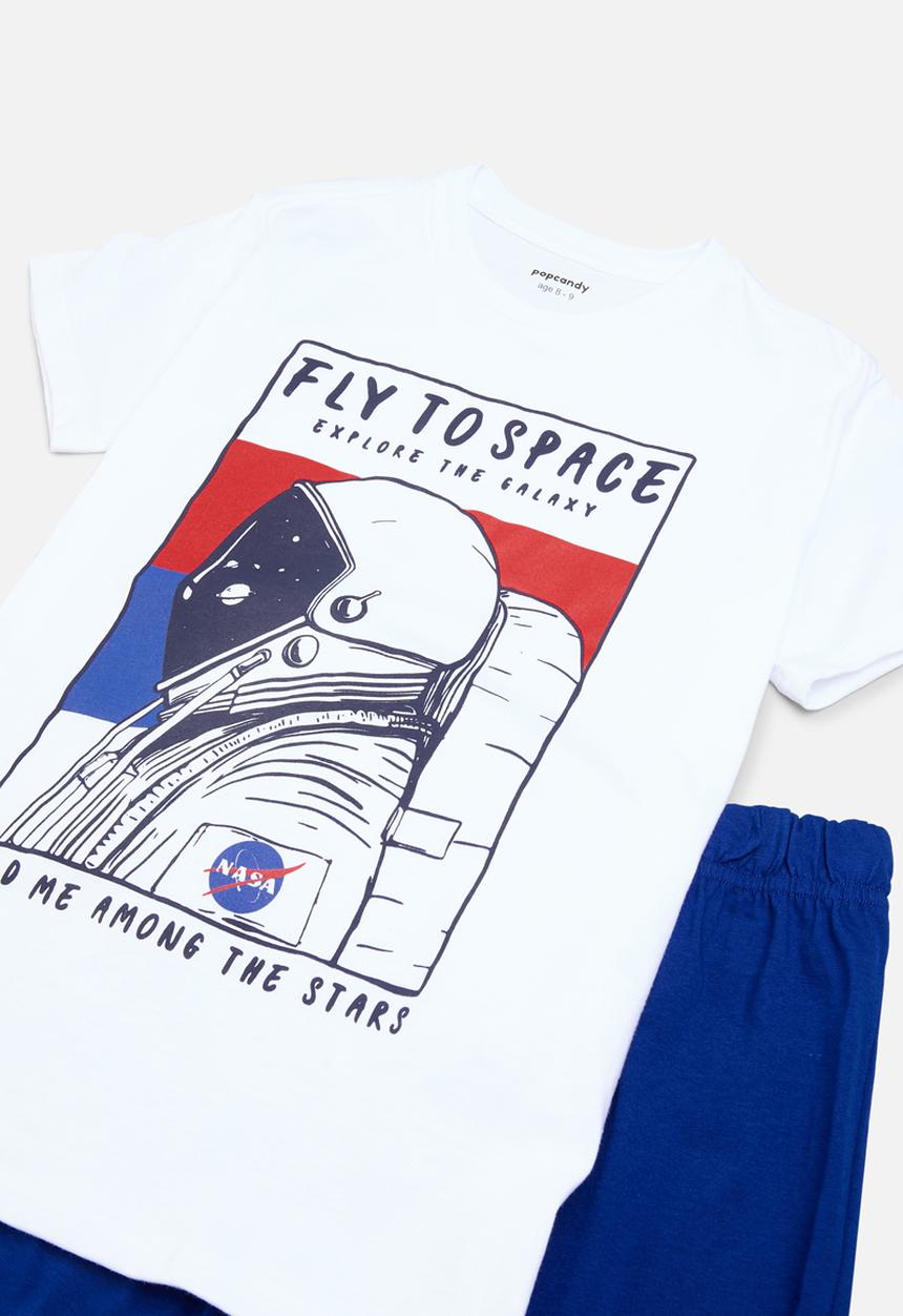 Pop Candy - NASA pj set - white & blue