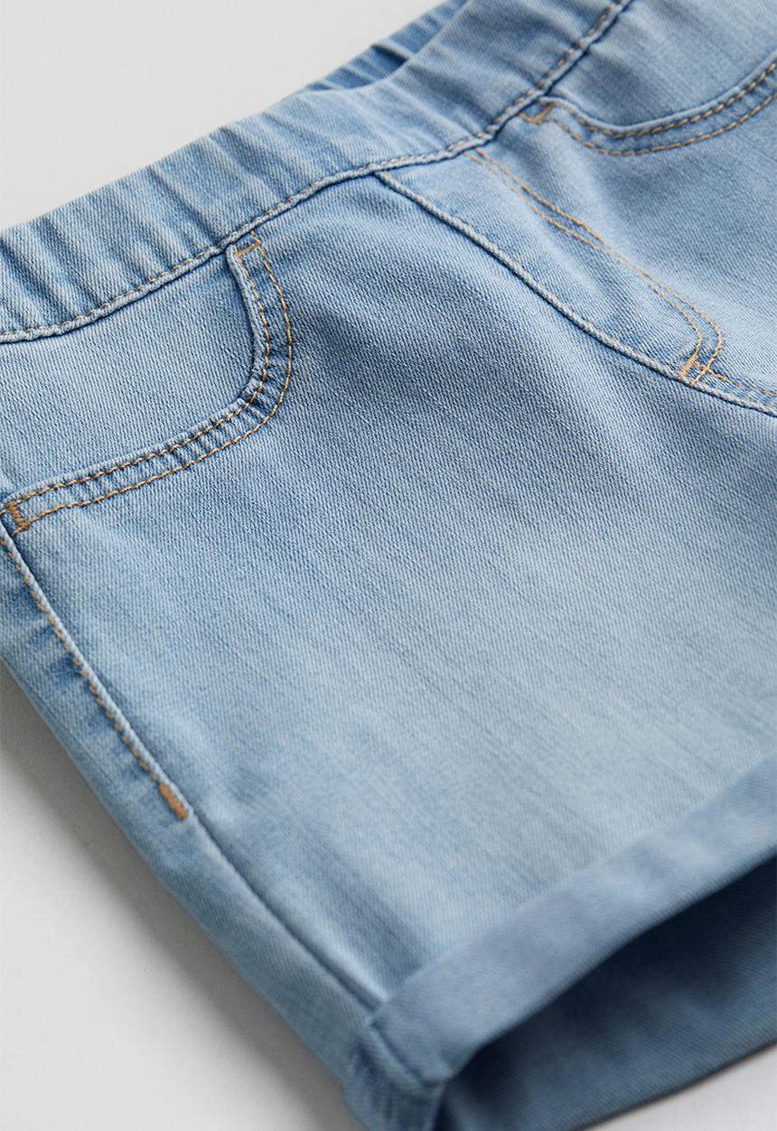 H&M - Denim shorts - light denim blue