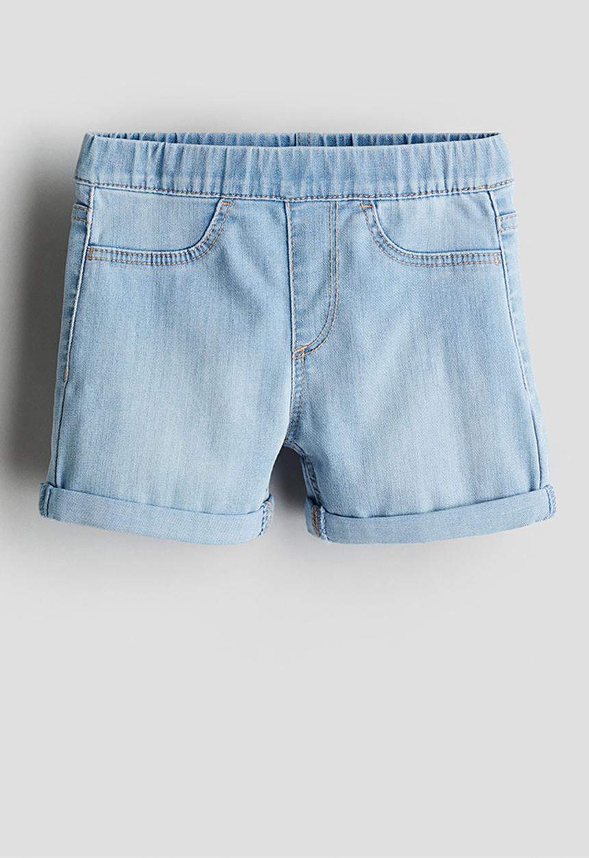 H&M - Denim shorts - light denim blue