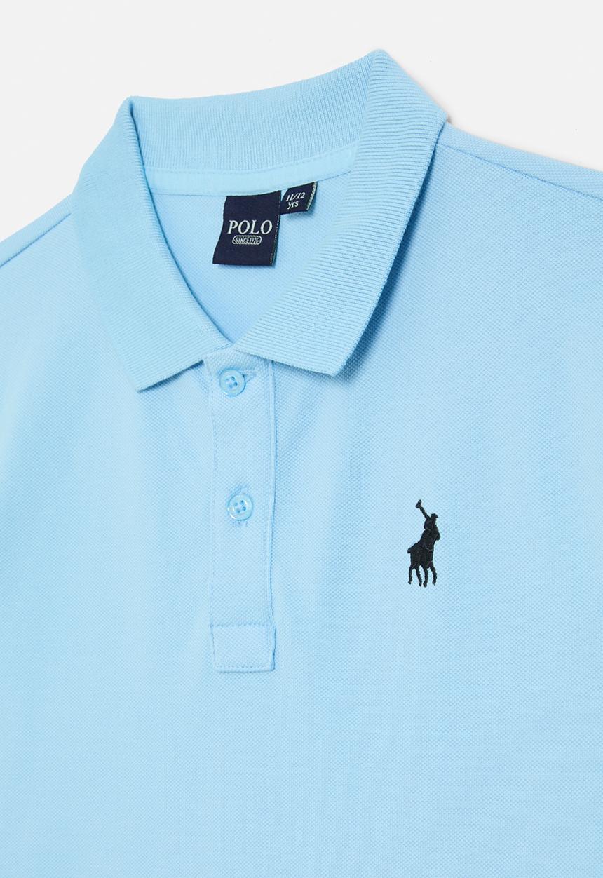 POLO - Boys austin short sleeve  golfer - light blue