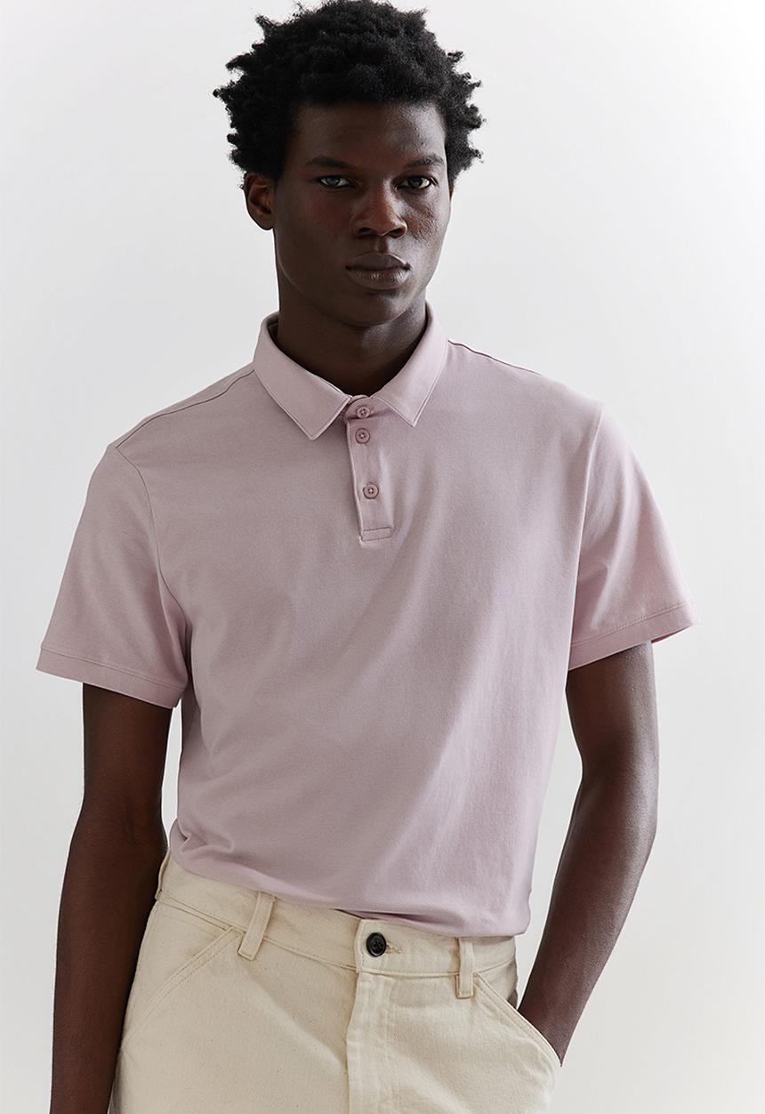 H&M - Slim fit polo shirt - pink