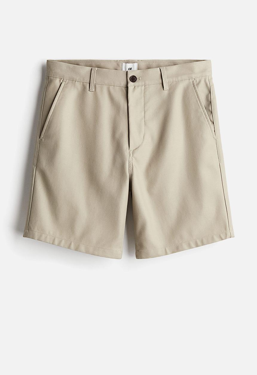 H&M - Regular fit chino shorts - beige