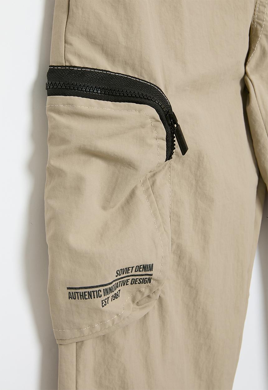 SOVIET - Boys fashion cargo jogger - khaki