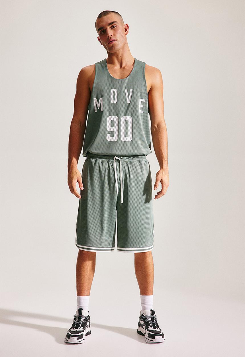 H&M - Drymove™ basketball shorts - khaki green