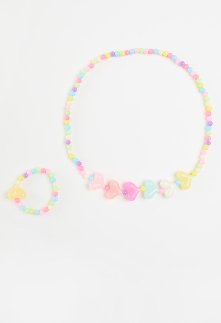 Pop Candy - Necklace & bracelet set - multi