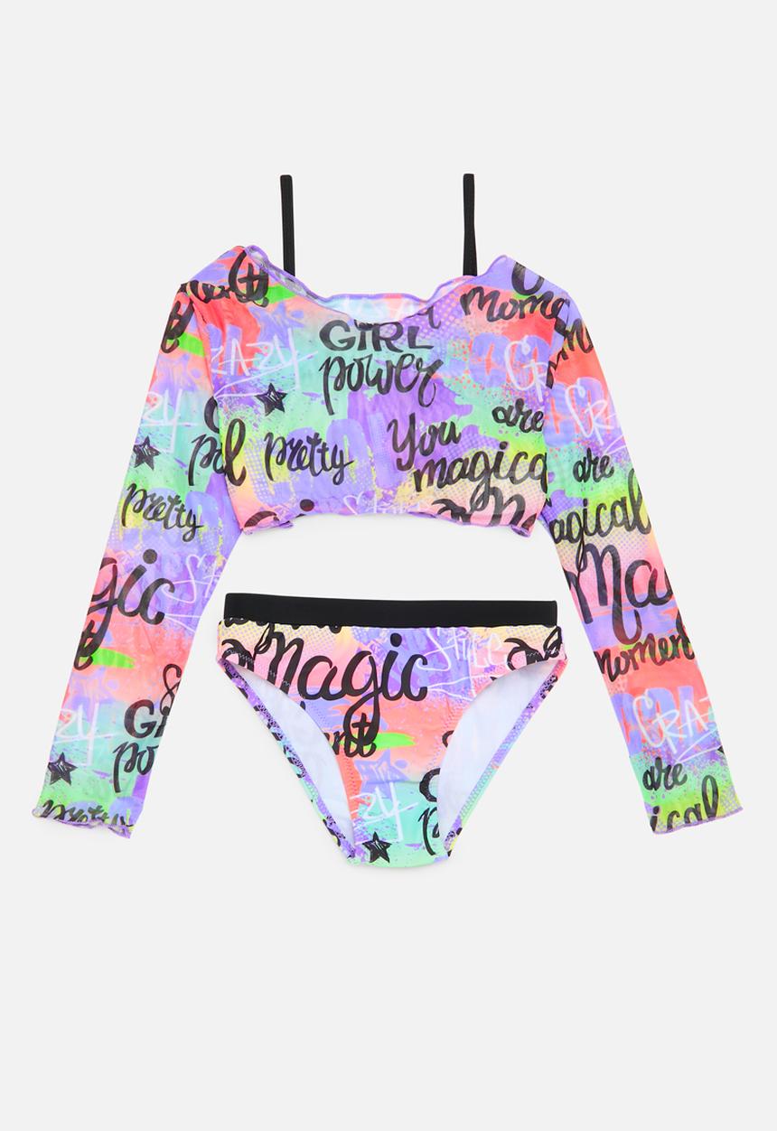 Pop Candy - 3 piece swimset - multi