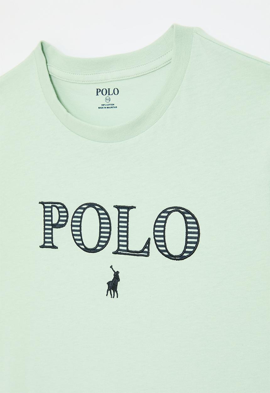 POLO - Boys carl printed short sleeve tee - mint