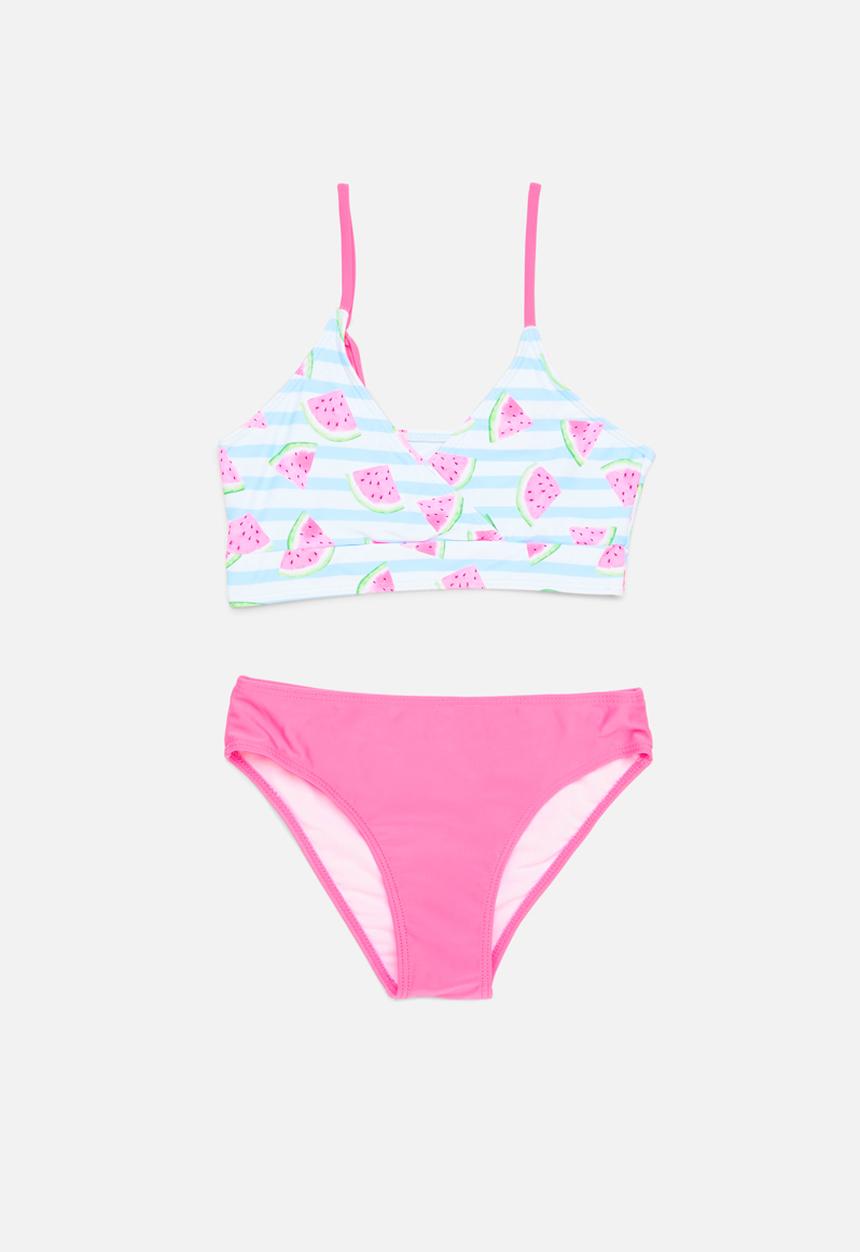 Pop Candy - 3 Piece swimset - blue & pink