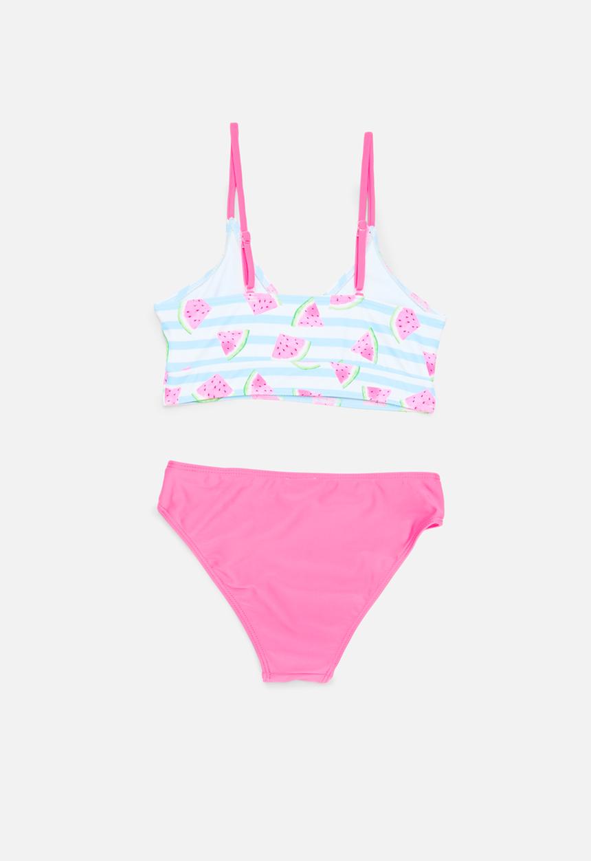 Pop Candy - 3 Piece swimset - blue & pink