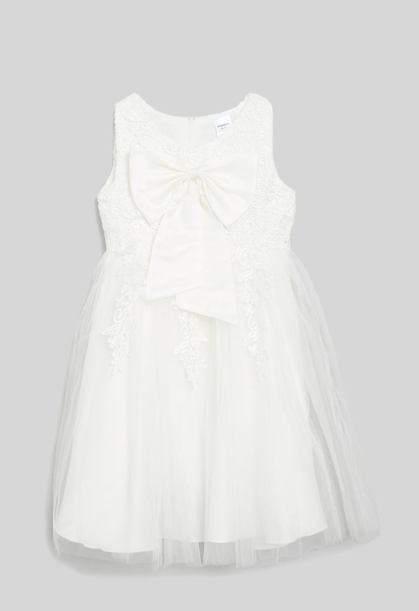 Pop Candy - Floral embellished dress - white
