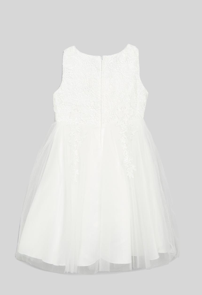 Pop Candy - Floral embellished dress - white