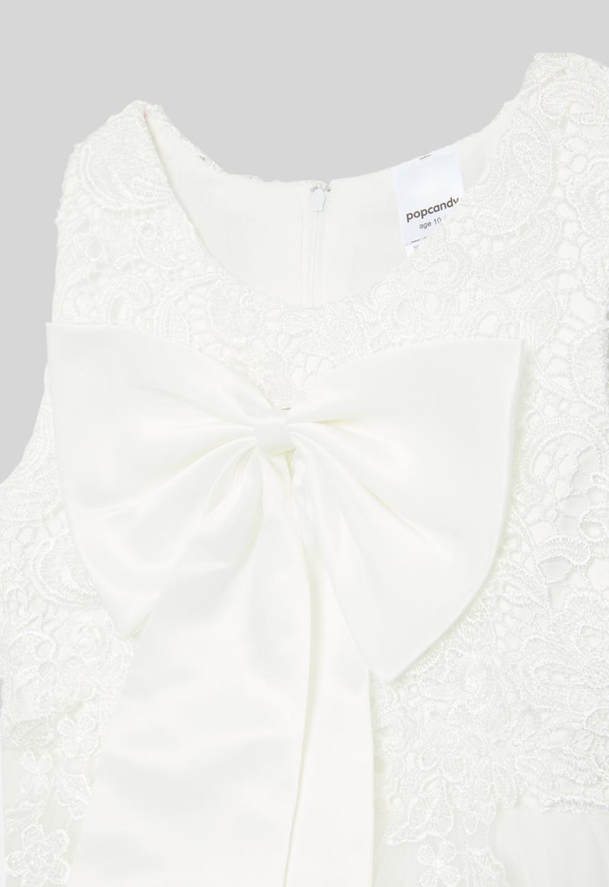 Pop Candy - Floral embellished dress - white