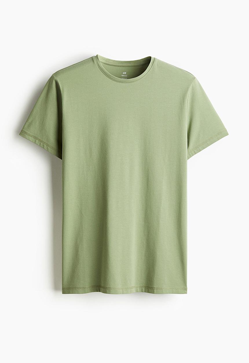 H&M - Coolmax® slim fit t-shirt - green
