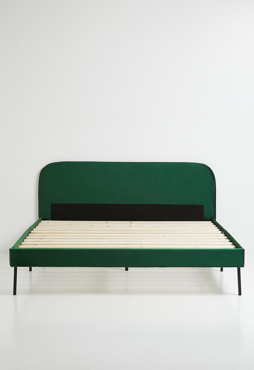 Sixth Floor - Christina bed-emerald green