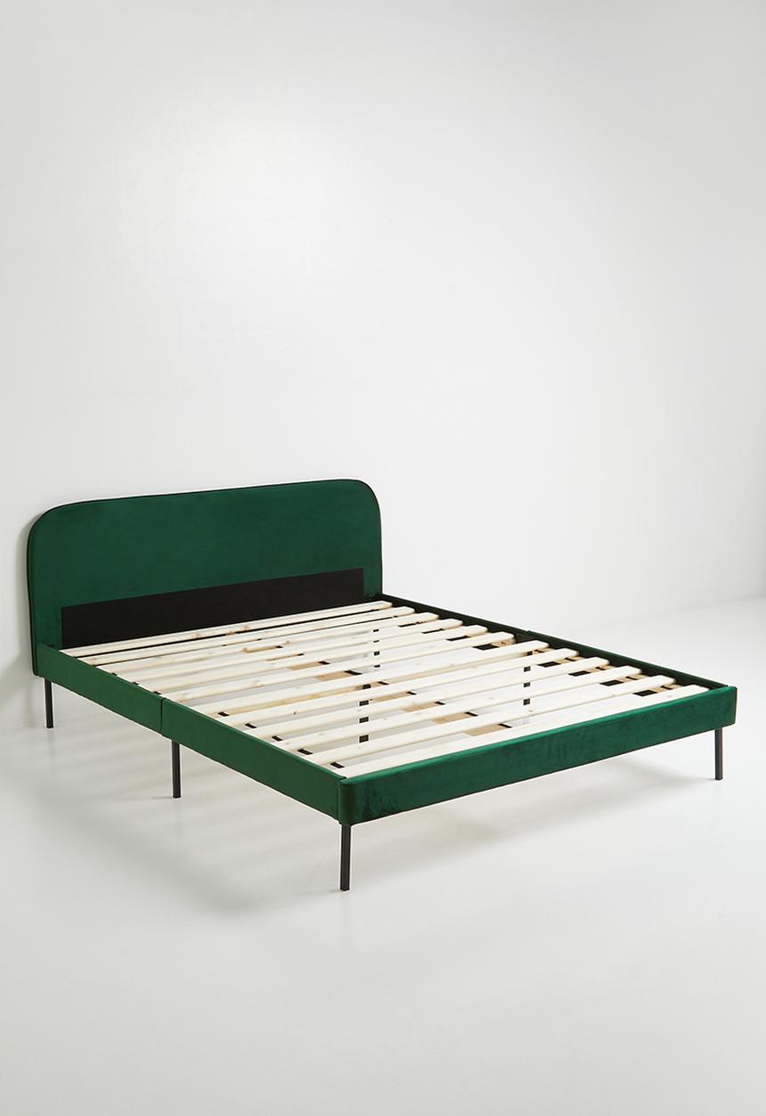Sixth Floor - Christina bed-emerald green
