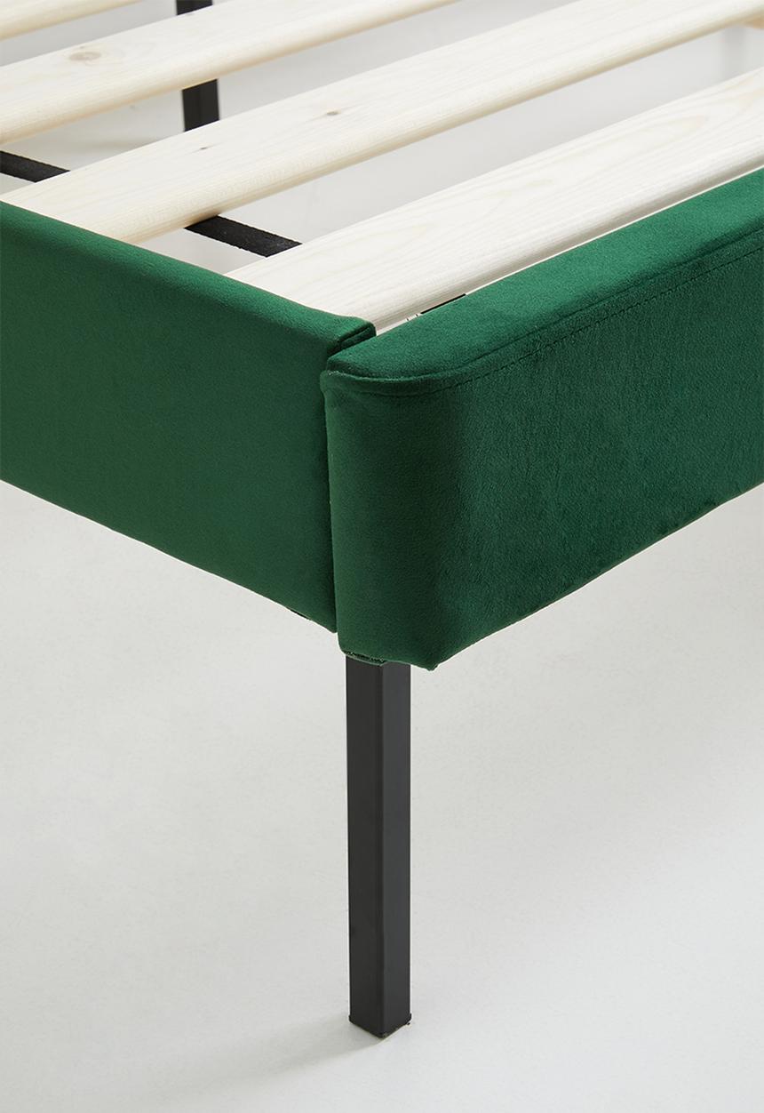 Sixth Floor - Christina bed-emerald green