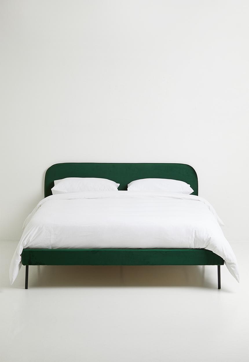 Sixth Floor - Christina bed-emerald green