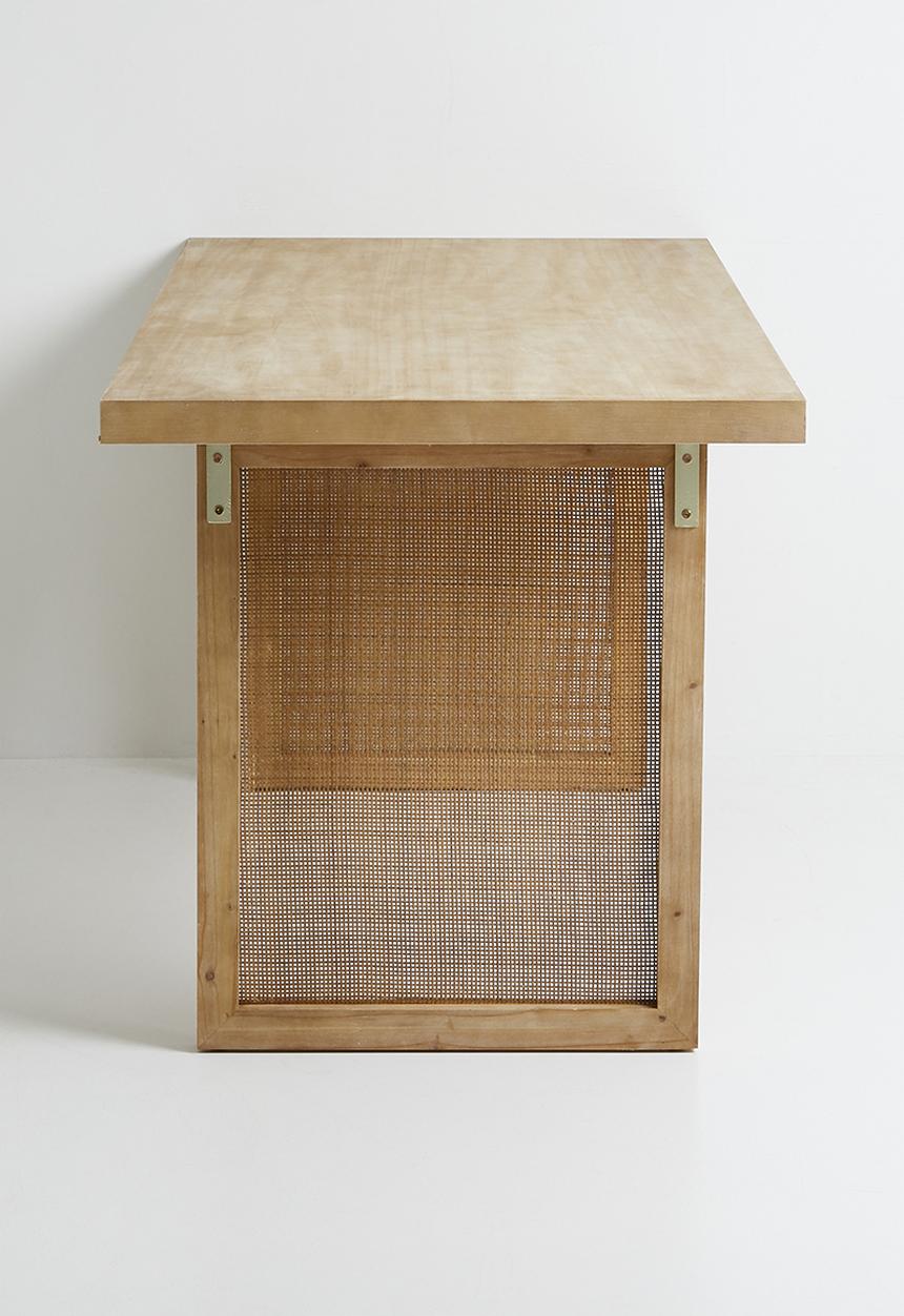 Sixth Floor - Memphis dining table rattan - natural