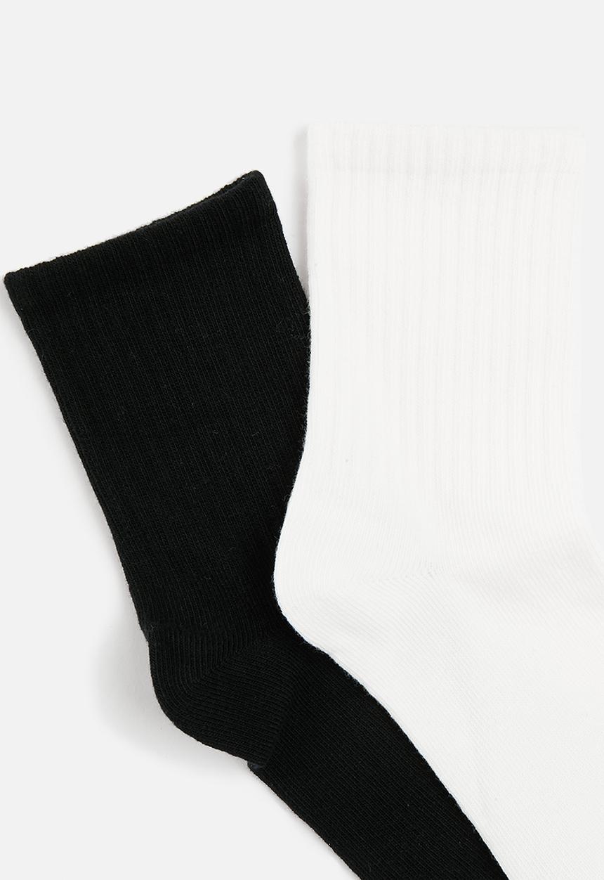 H&M - 7-pack socks - white & black 