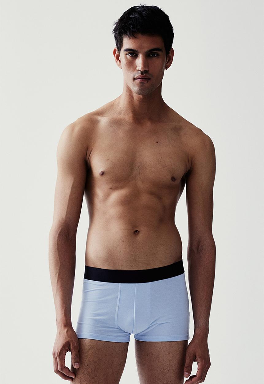 H&M - 3-Pack xtra life™ short trunks - white/light blue/navy blue