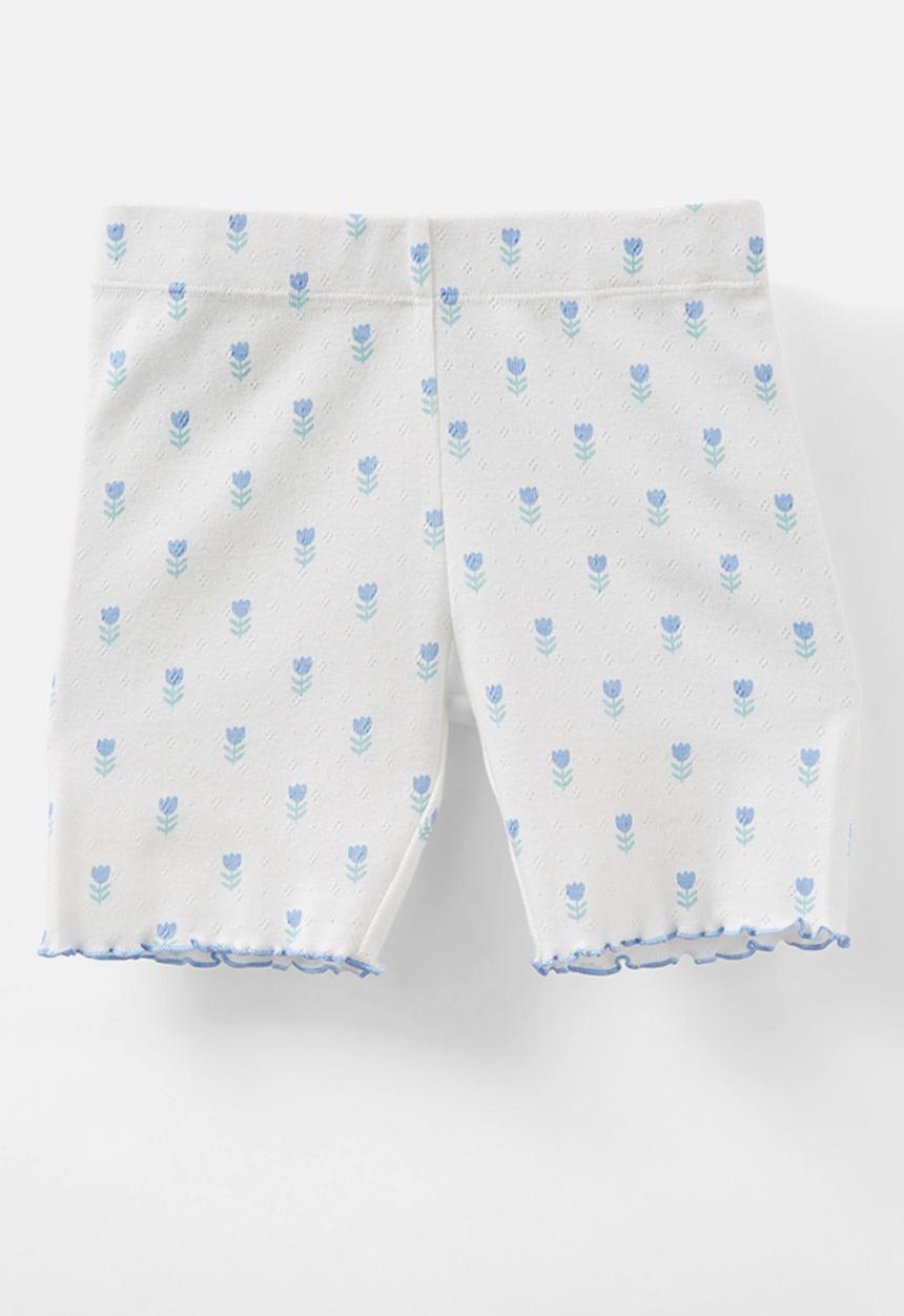 Cotton On - Ella short sleeve pyjama set - vanilla/tulip stamp