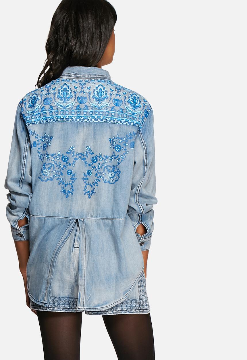 MINKPINK - Western flick split back shirt