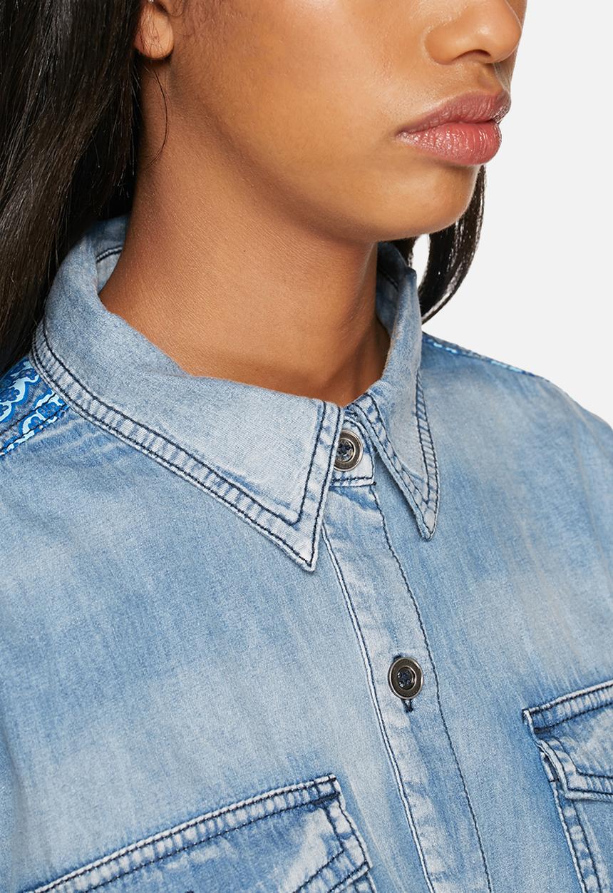 MINKPINK - Western flick split back shirt